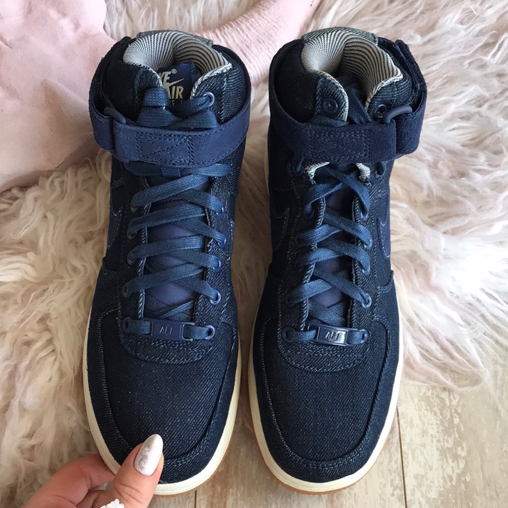 NWT Nike Air Force 1 Denim Rare special edition - Picture 6 of 8